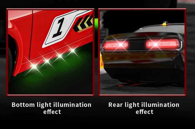Coche RC KF27 1:20 Drift 4WD 2.4G con Luces LED