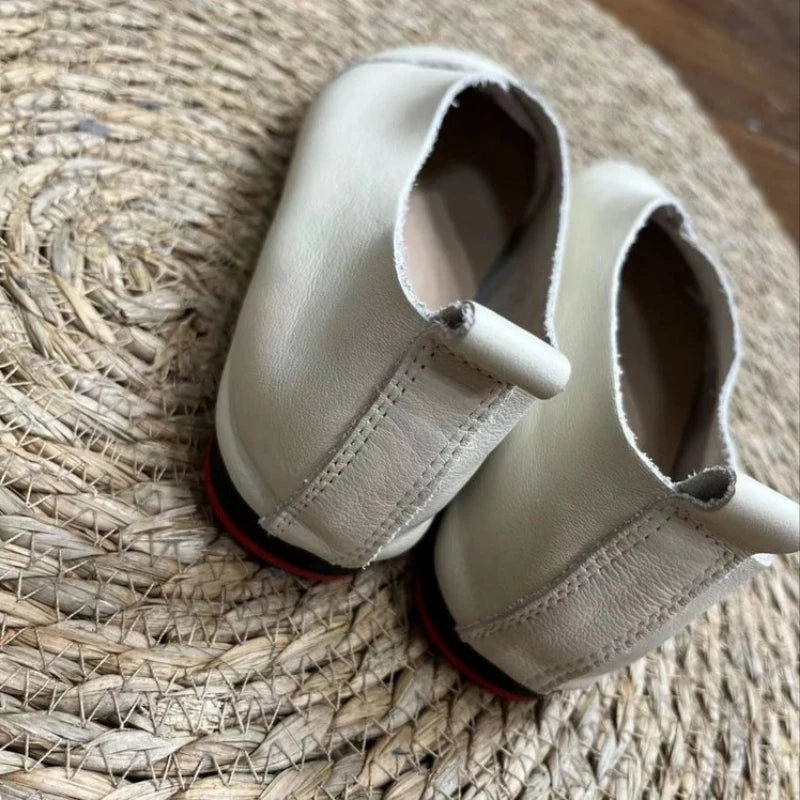 Zapatos Planos para Mujer, Ligeros y Transpirables, de Cuero Suave, Zapatos Casuales de PU para Caminar, para Uso Diario y para Ir al Trabajo