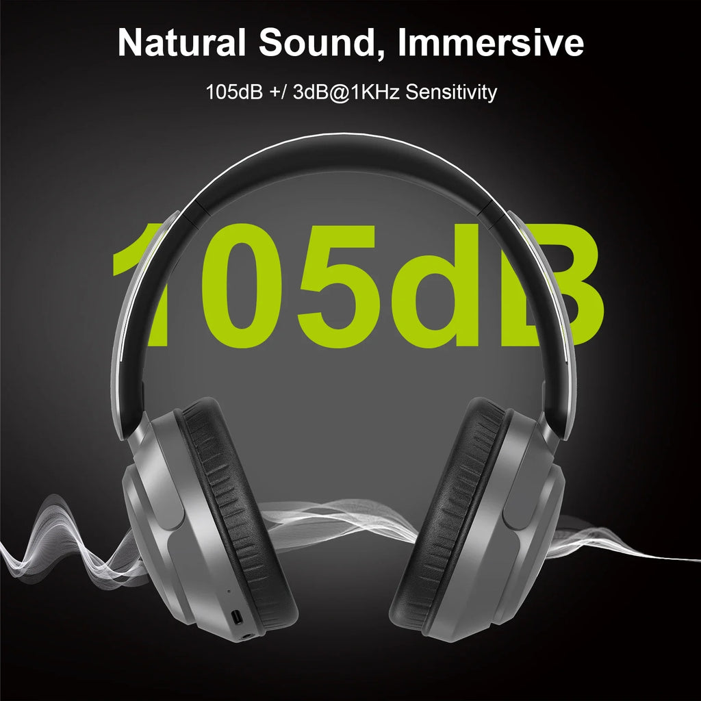 Auriculares ANC Bluetooth Alta Resolución 60h