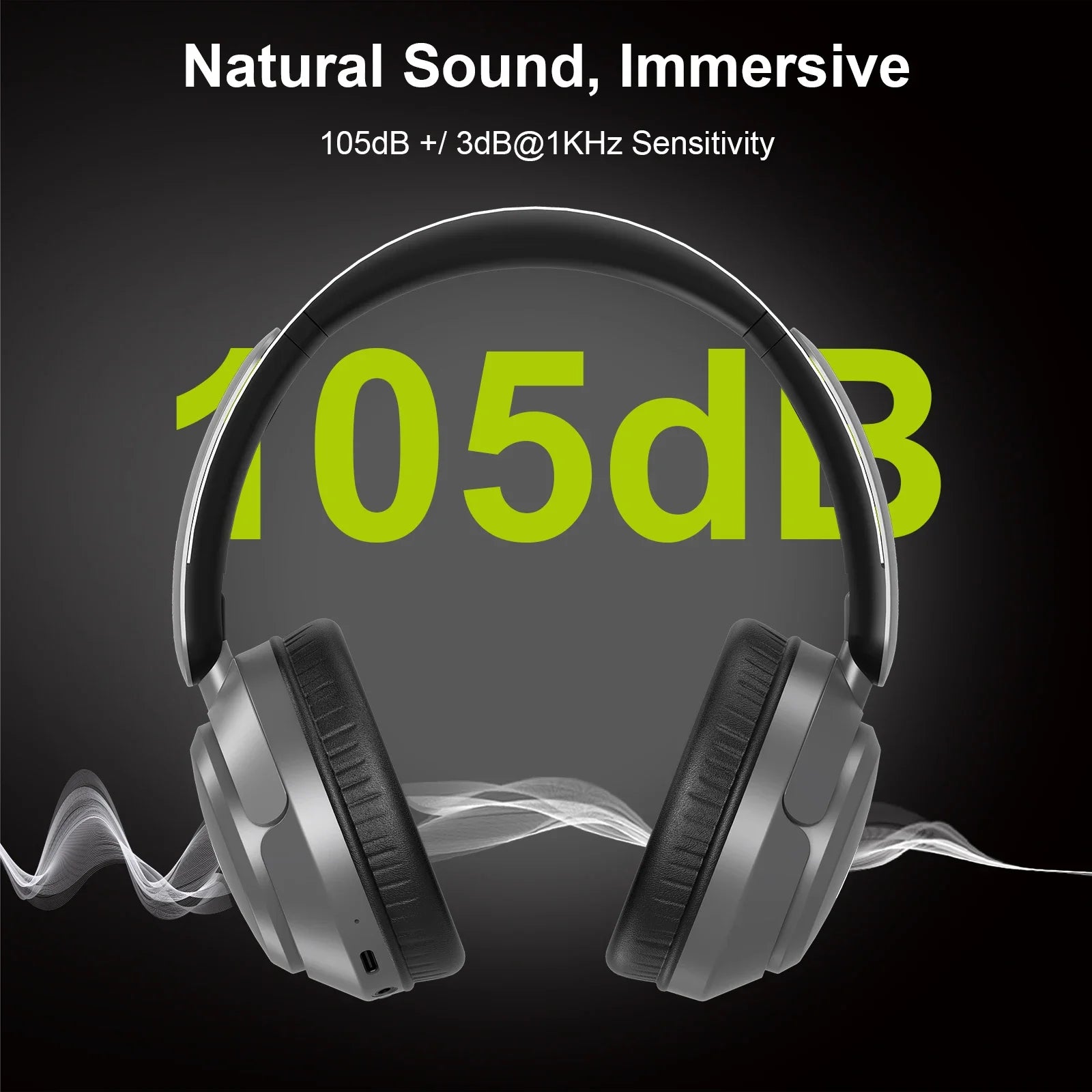 Auriculares ANC Bluetooth Alta Resolución 60h