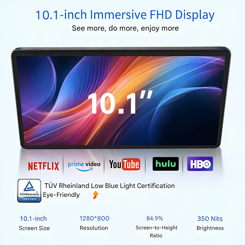 Tablet Android A17 Pro Max de 10.1 Pulgadas FHD, 8+256 GB, Batería de Gran Capacidad de 4000 mAh, Wi-Fi, Bluetooth, GPS, Tablet para Estudiantes