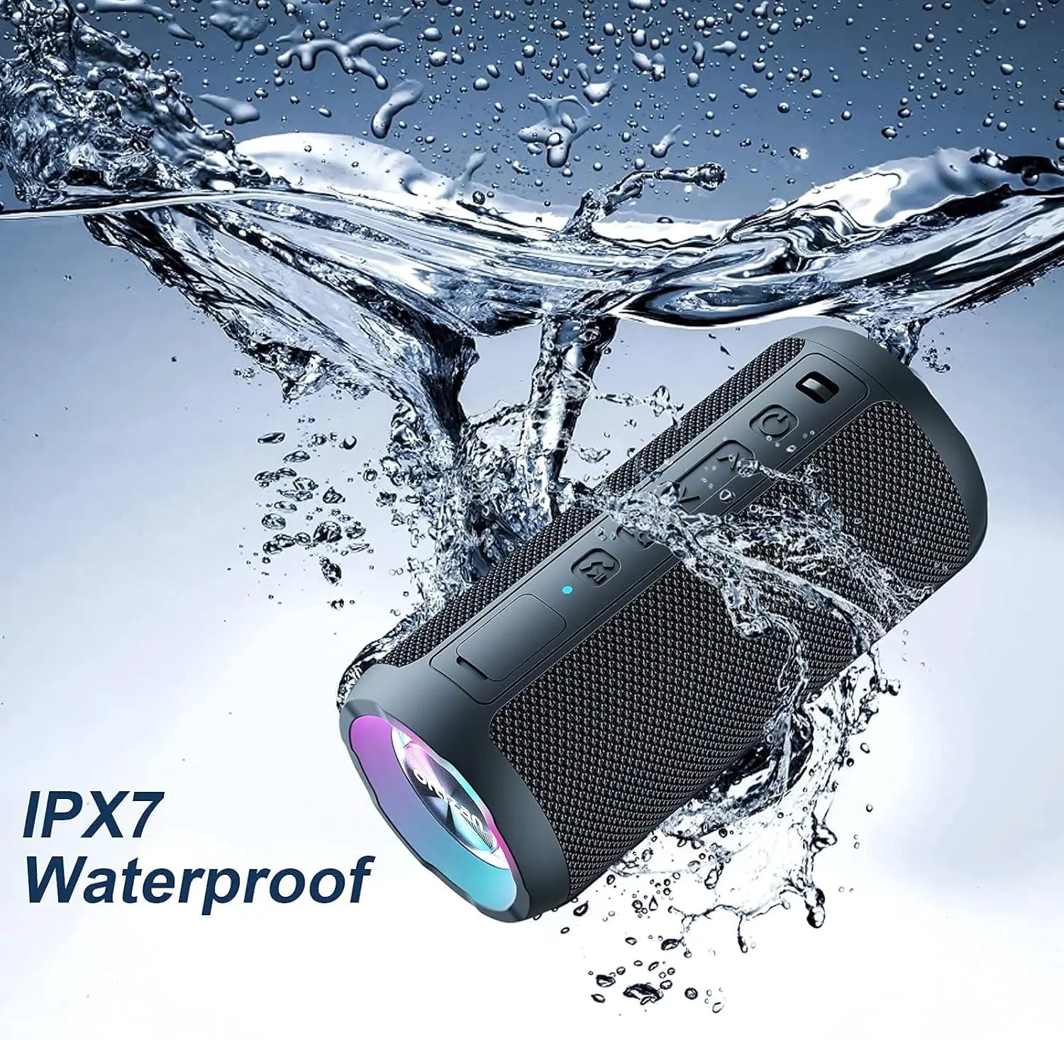 Ortizan X10P Altavoz Bluetooth Portátil LED IPX7