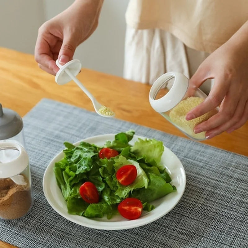 Tarro de condimentos, contenedor de plástico, botella de condimentos, organizador de especias, contenedores de condimentos para acampar al aire libre, juegos de utensilios de cocina, 1 Uds.