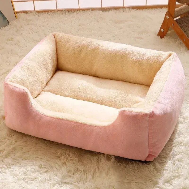 Cama de Peluche para Gatos - Suave, Transpirable y Lavable
