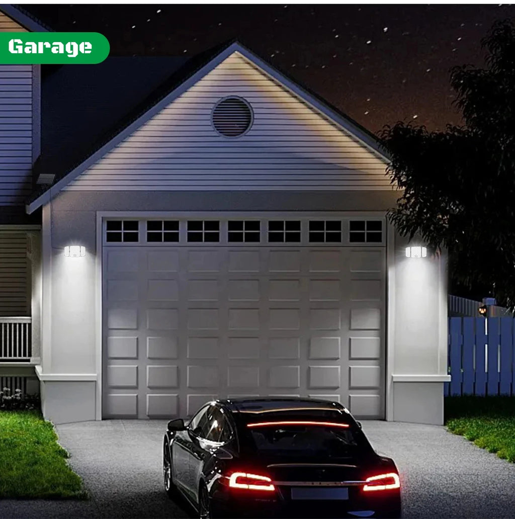 Luz Solar LED 278 Cuentas para Jardín con 3 Modos y Mando