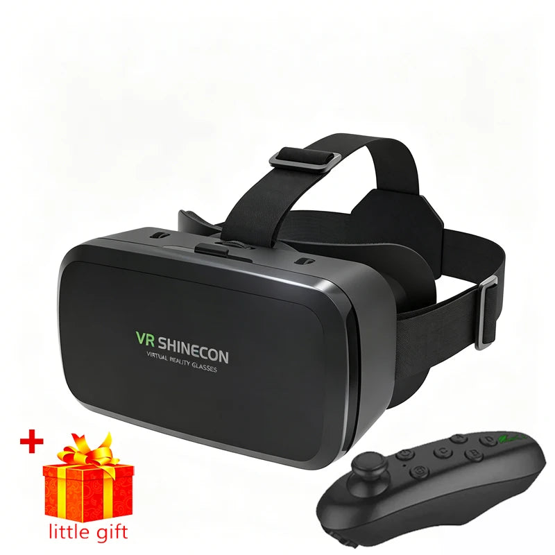 Gafas VR, Auriculares 3D, Dispositivos de Realidad Virtual, Casco, Lentes Viar, Gafas para Teléfono Inteligente, Controlador de Juegos Inteligente, Set de Visión