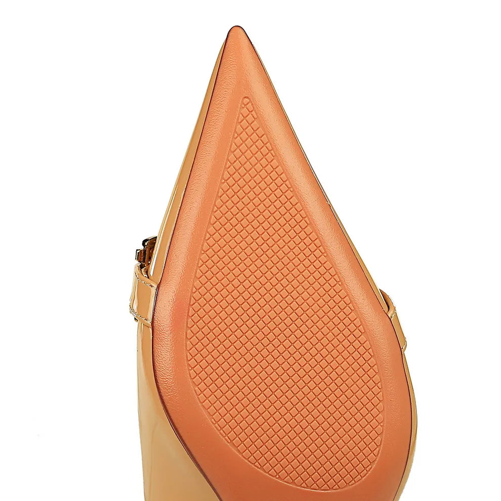 Zapatos de Tacón Alto Stiletto con Hebilla para Mujer