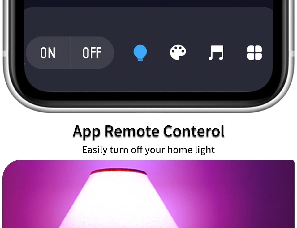 Bombilla LED Inteligente RGB Tuya con Control Bluetooth