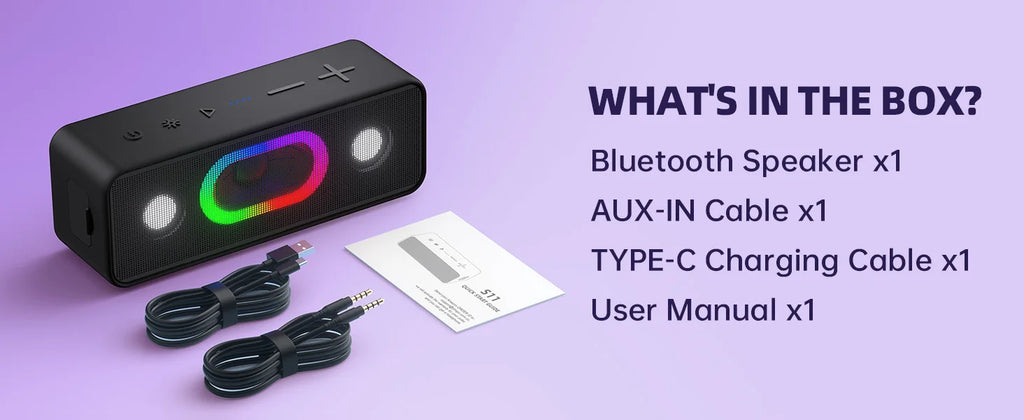 Ortizan Altavoz Bluetooth Portátil 16W 24H