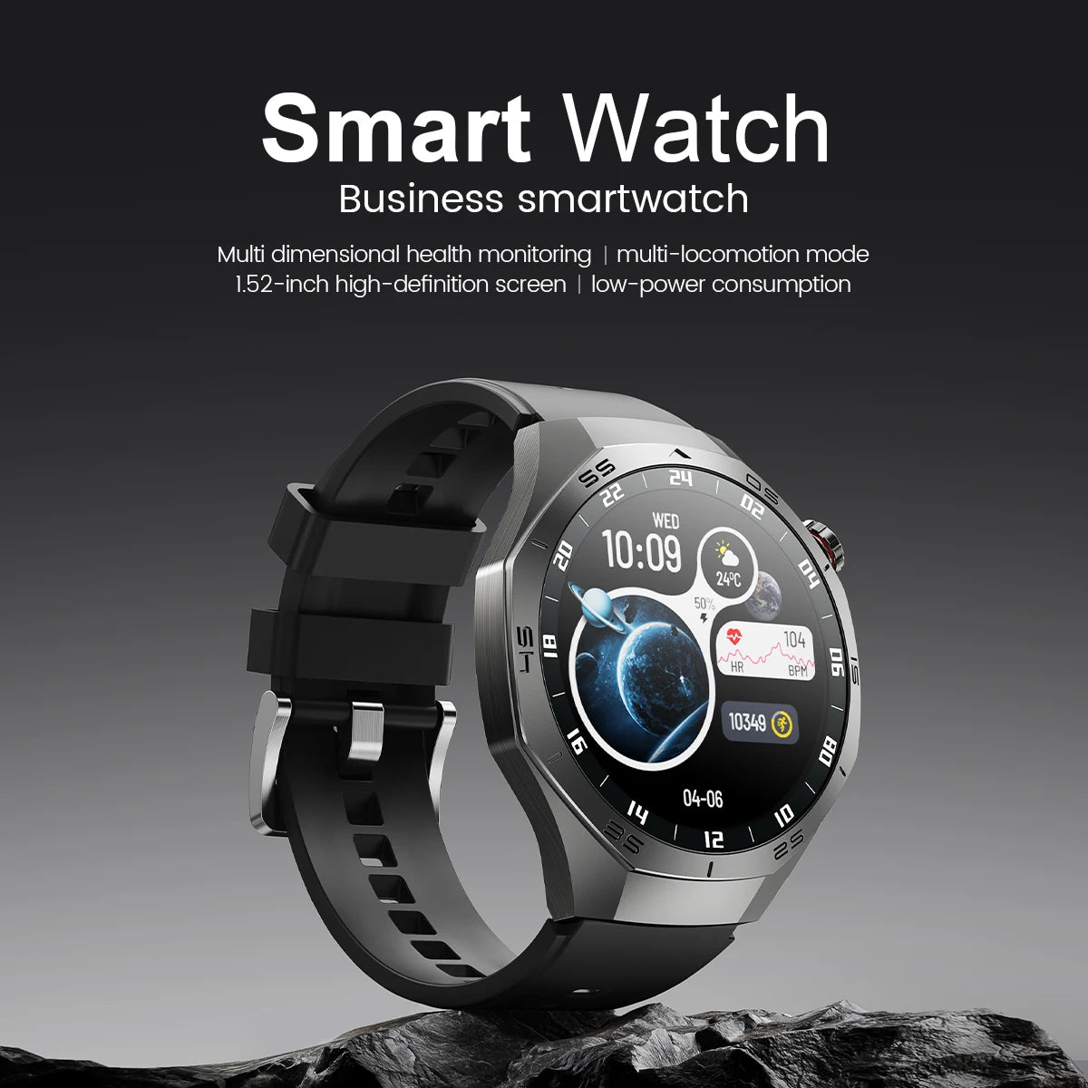 Reloj inteligente 5 Pro GPS NFC Smartwatch hombres 360*360 pantalla AMOLED Monitor de ritmo cardíaco Bluetooth llamada IP67 impermeable hombres Smartwatch