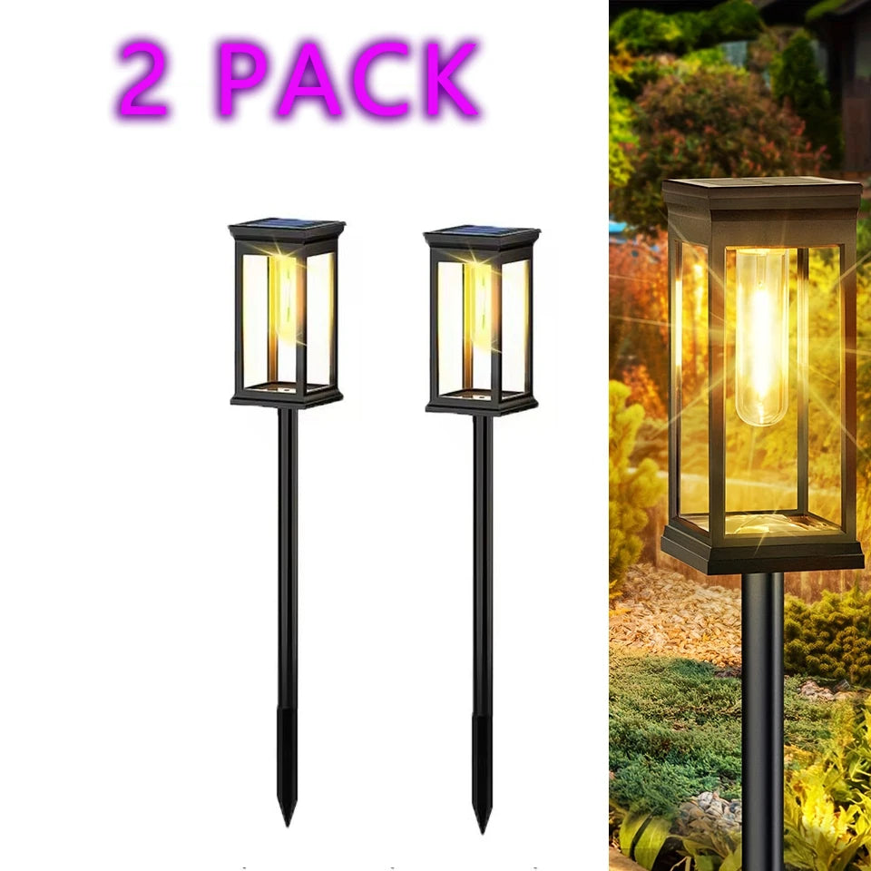 Luces Solares de Camino para Jardín Impermeables IP65, Pack de 1 a 6