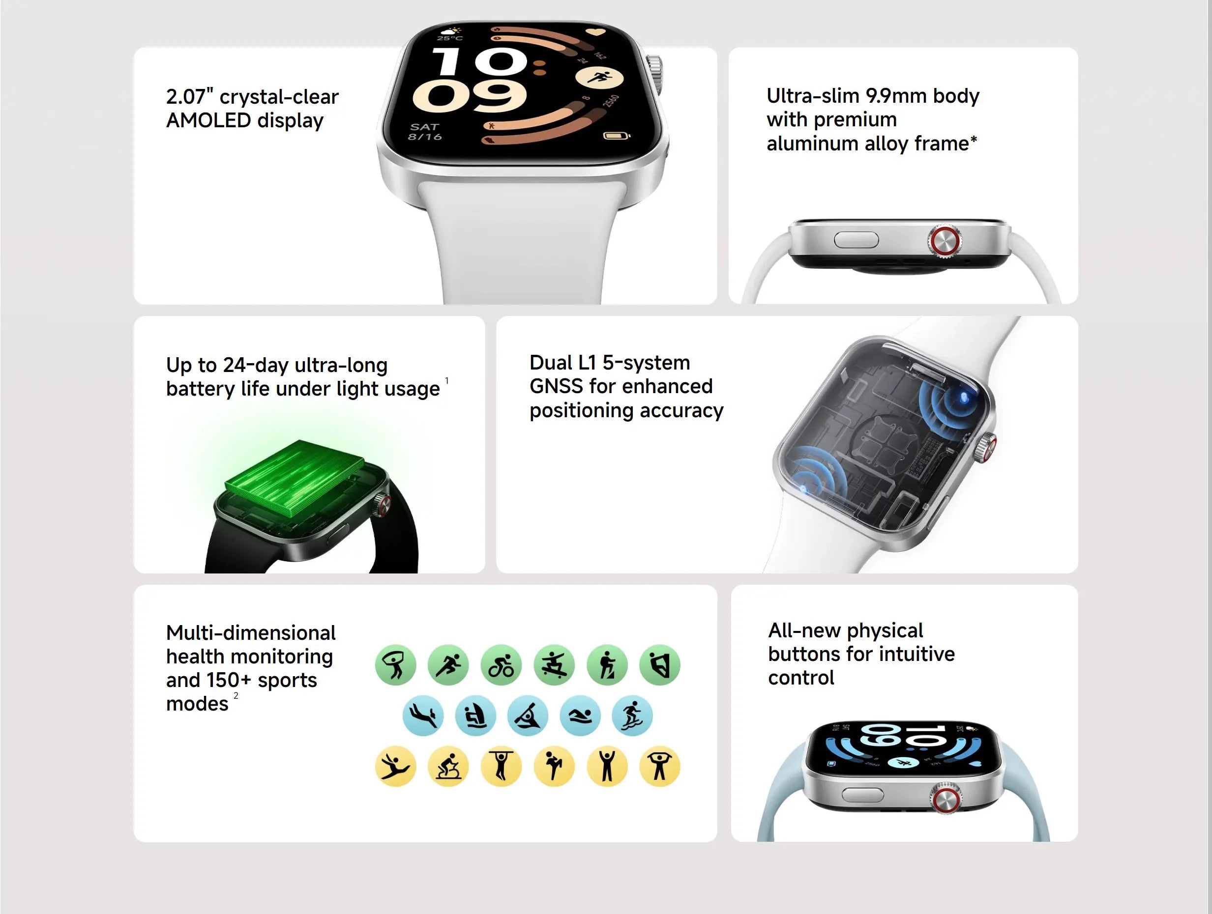 Redmi Watch 6 Smartwatch AMOLED 150 Modos