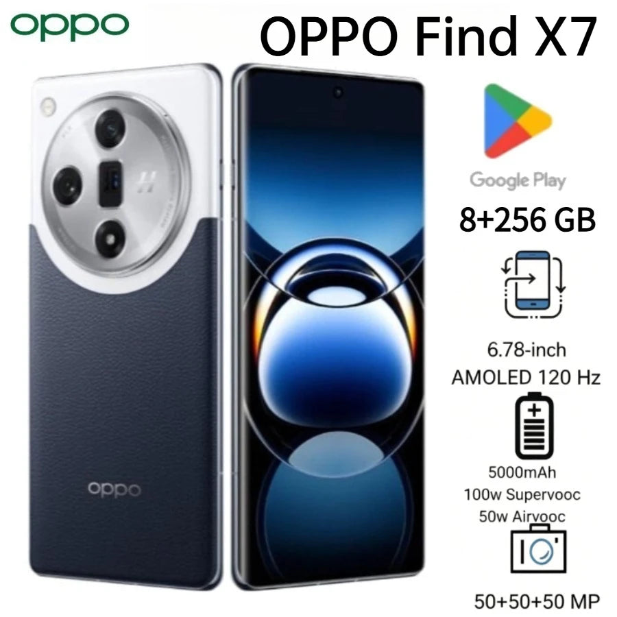 OPPO Find X7 Global 8GB RAM 256GB – Pantalla AMOLED 6.78" Carga 100W