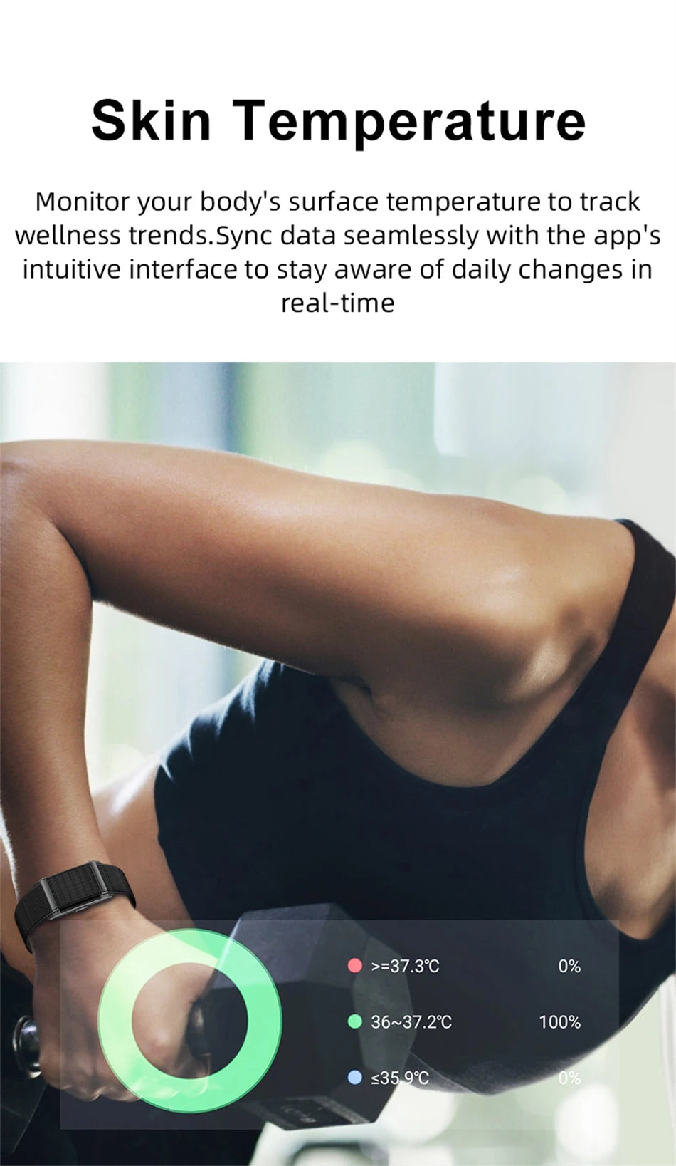 Pulsera Inteligente LIGE para Parejas Deportiva