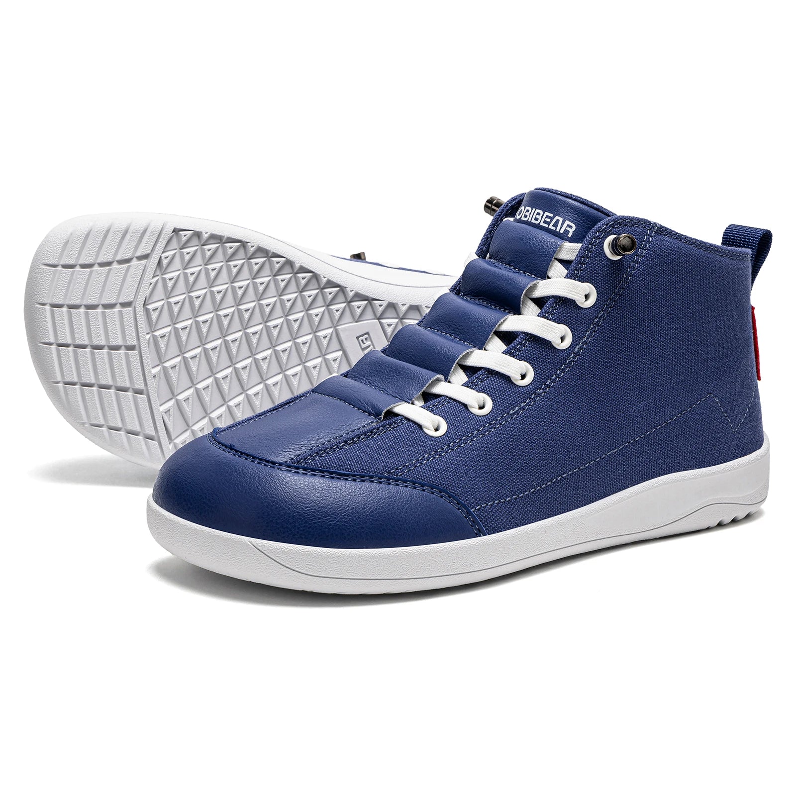 Zapatillas de Lona Minimalistas HOBIBEAR Media Caña Punta Ancha