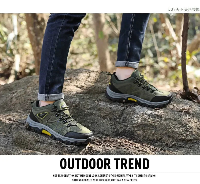 Zapatillas de senderismo para hombre antideslizantes y transpirables