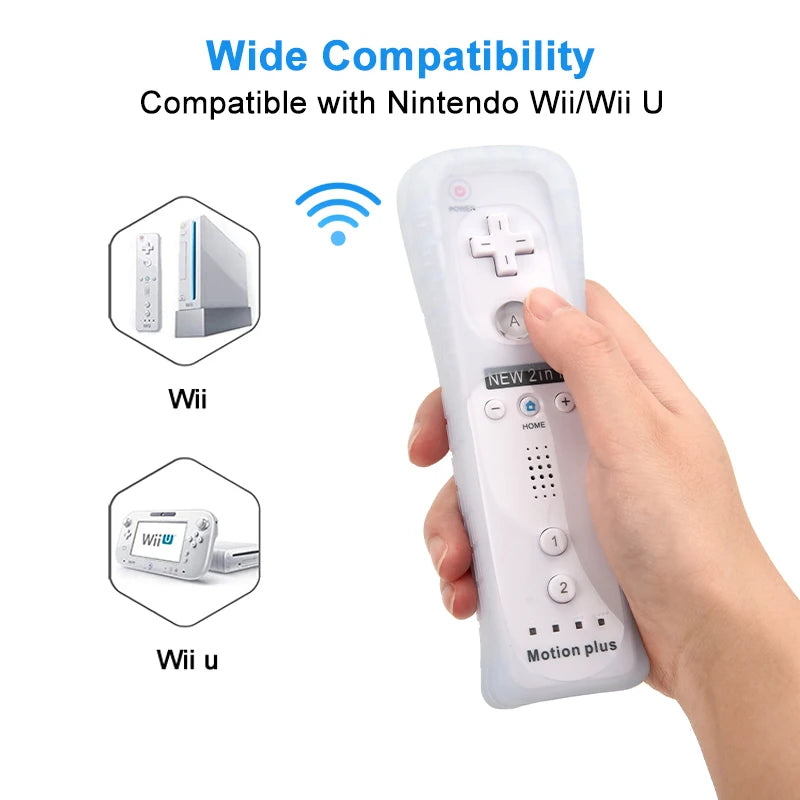 Pack 2 Controles Motion Plus con Nunchuck para Nintendo Wii
