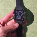 Reloj de pulsera de cuarzo a la moda para hombre, reloj electrónico LED de aviación deportiva, tablero de carreras con ventilador, reloj Digital masculino creativo para hombre