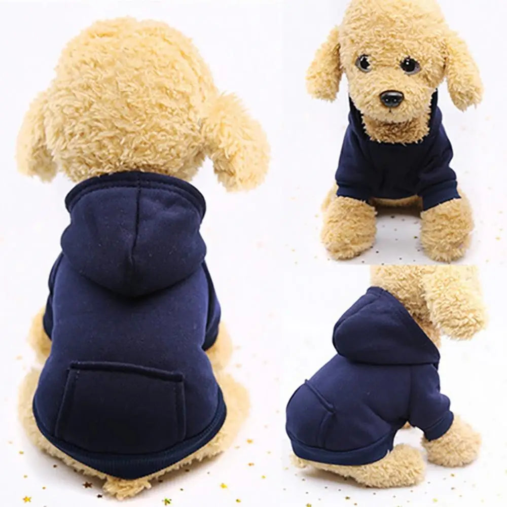 Buzo con Capucha para Perro - Abrigo de Algodón para Mascotas