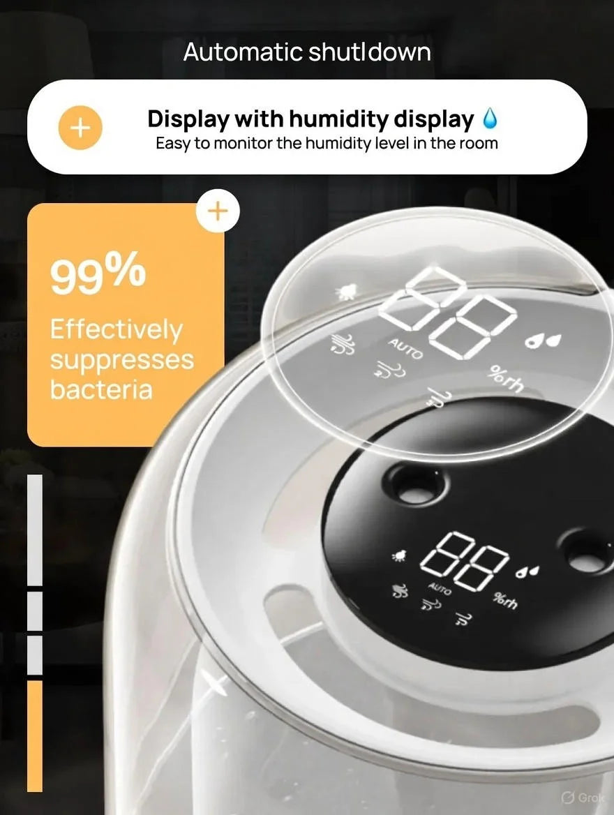 Humidificador de aire grande de 4,8l, difusor de Aroma eléctrico USB, purificador de aceites esenciales, generador de niebla de aromaterapia, luces para coche, hogar y dormitorio
