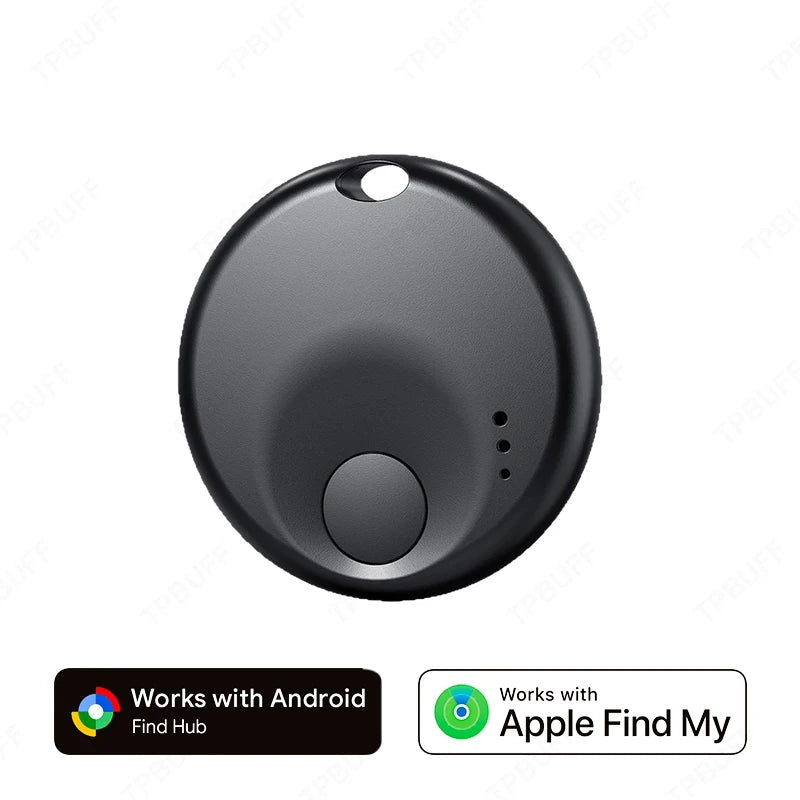 Localizador GPS de Doble Sistema Google y Apple, Rastreador de Ubicación Google Find My, Mini Dispositivo GPS para Motocicleta, Etiqueta Bluetooth Inalámbrica