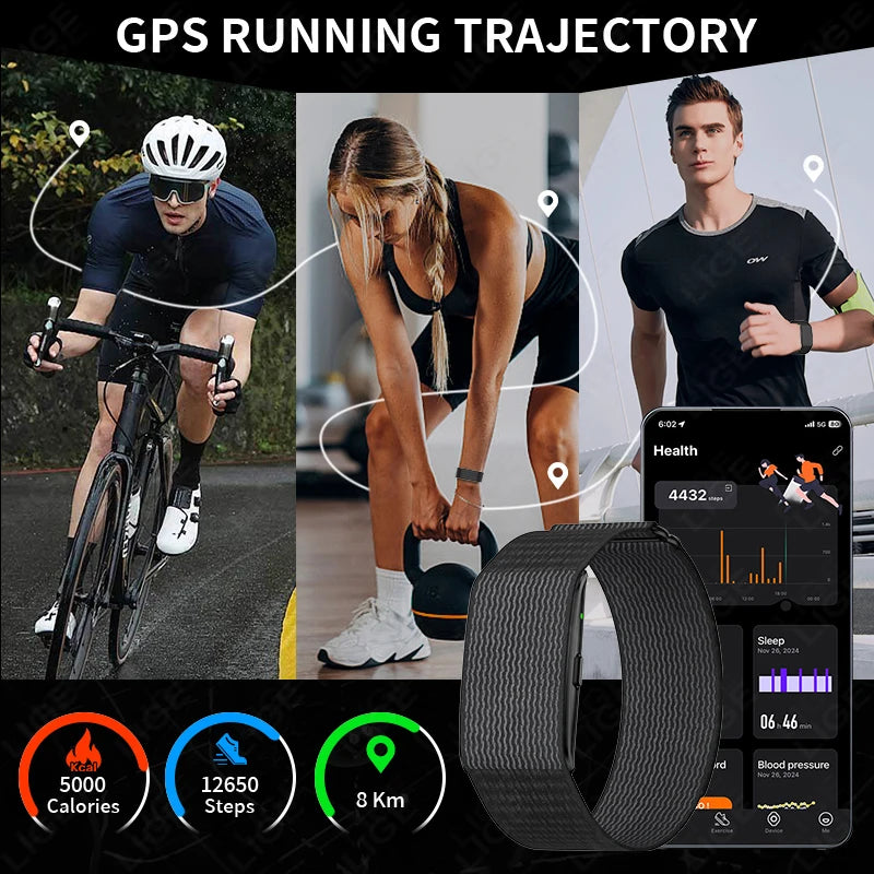 LIGE Pulsera Inteligente Monitor de Salud IA