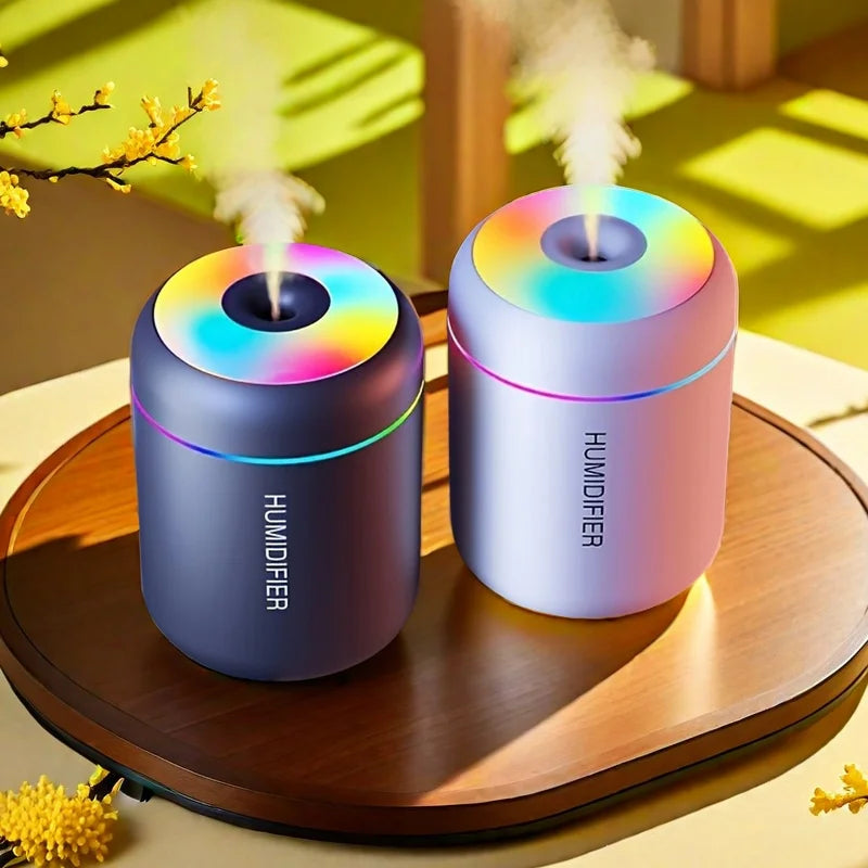 Humidificador Difusor Aromático con Luz de Ambiente