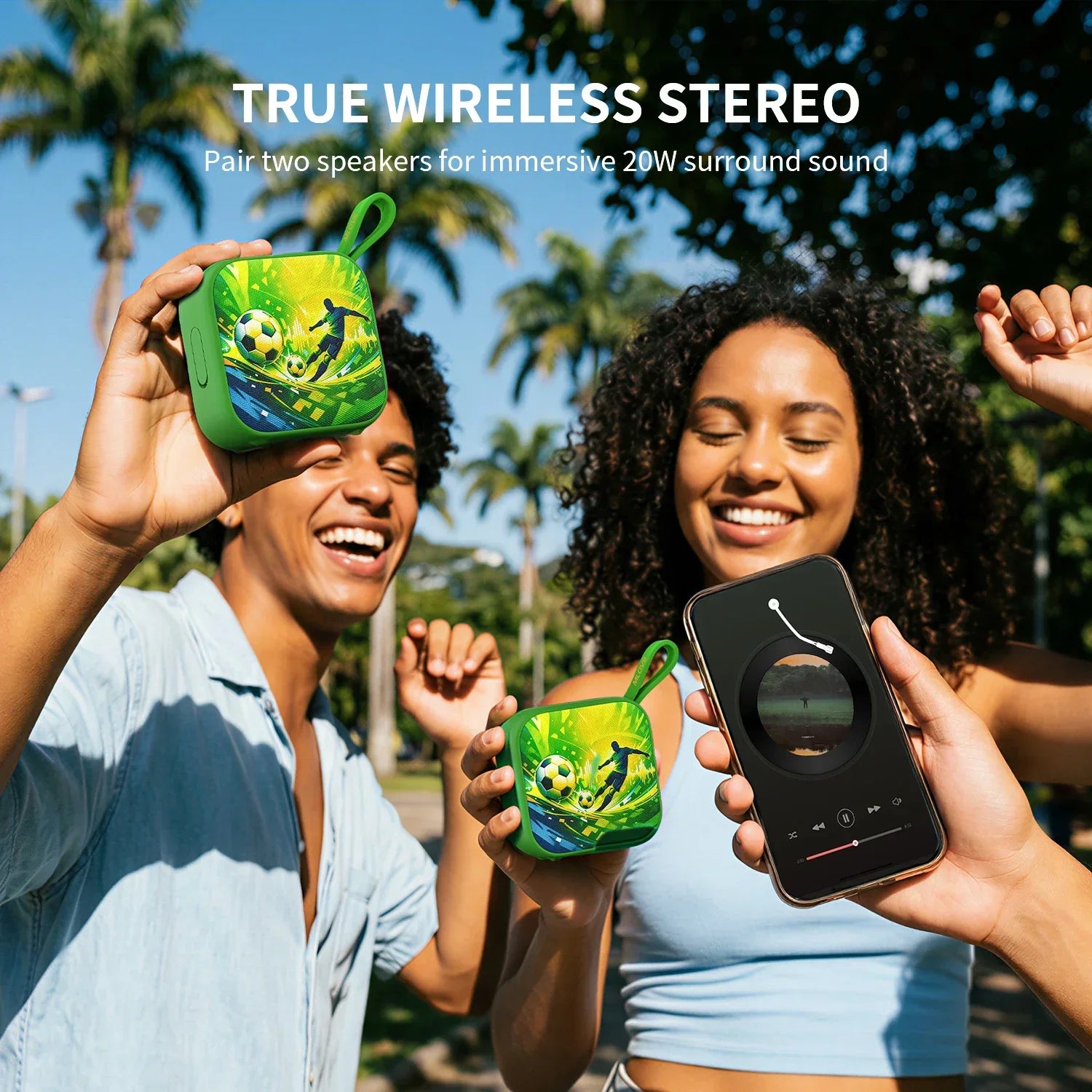 Mlove R10 Altavoz Bluetooth Fútbol IP67