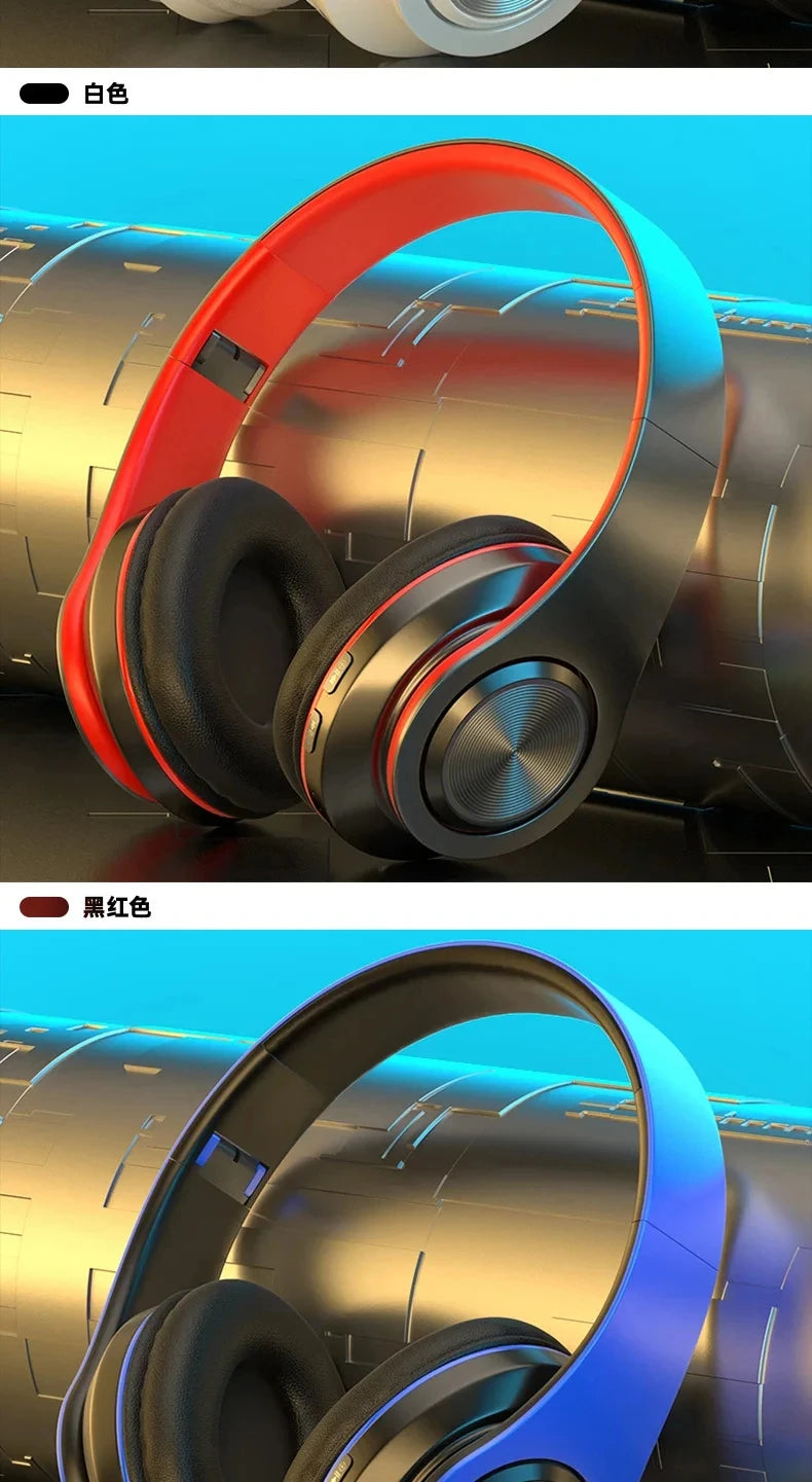Auriculares Bluetooth Over-Ear con Cancelación de Ruido y Micrófono