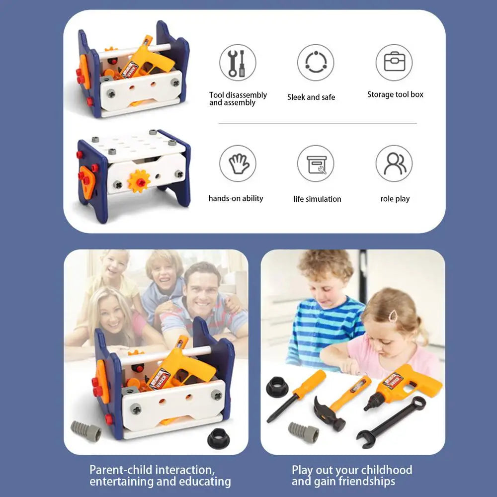 Kit de Herramientas de Juguete para Niños 40-41 Piezas