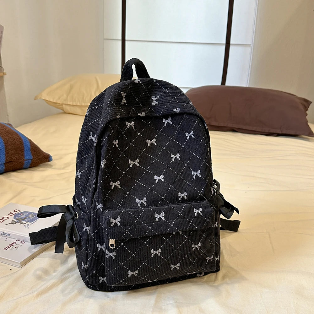 Mochila de Pana para Estudiantes Universitarios y Secundaria