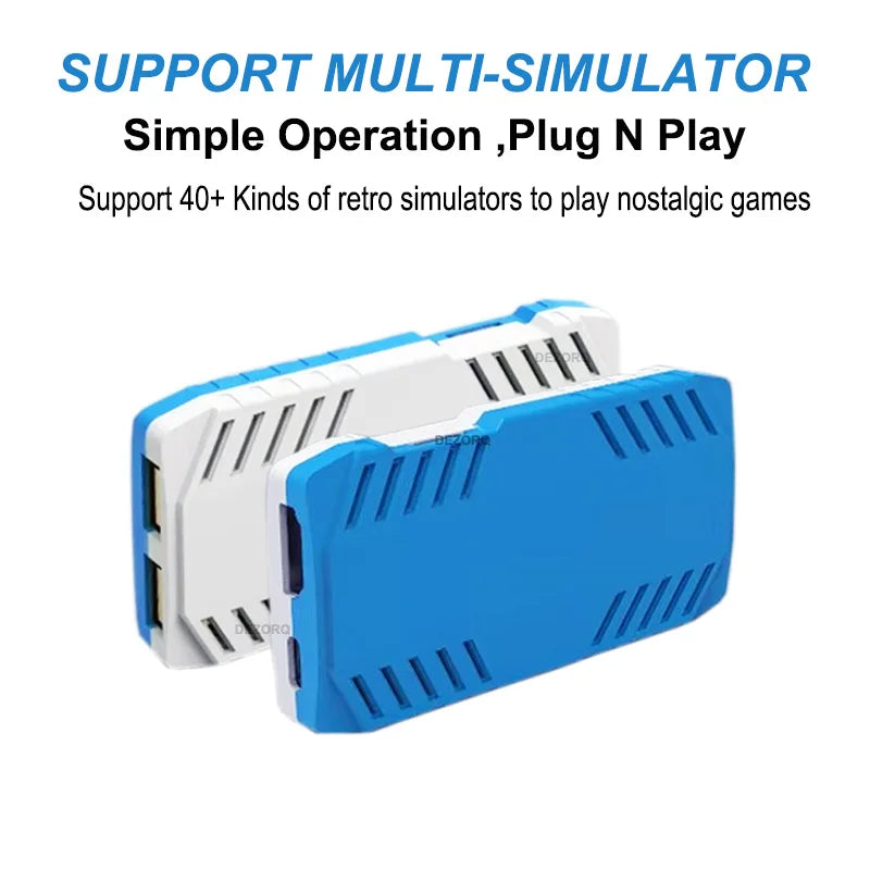 Consola de juegos Retro X10 Pro, videojuegos clásicos con 50 emuladores, 50000 juegos, consola de juegos de TV S905x3