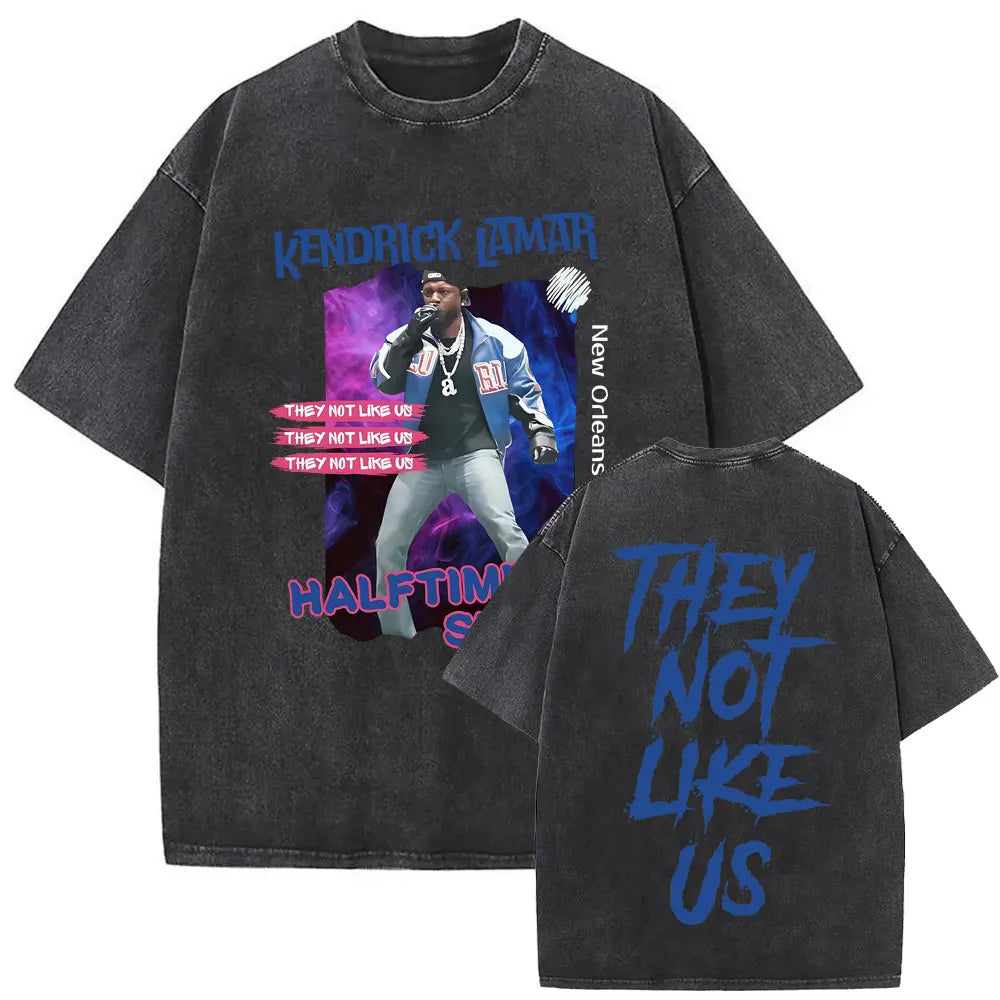 Camiseta Vintage Kendrick Lamar, Hip Hop Oversize, Unisex
