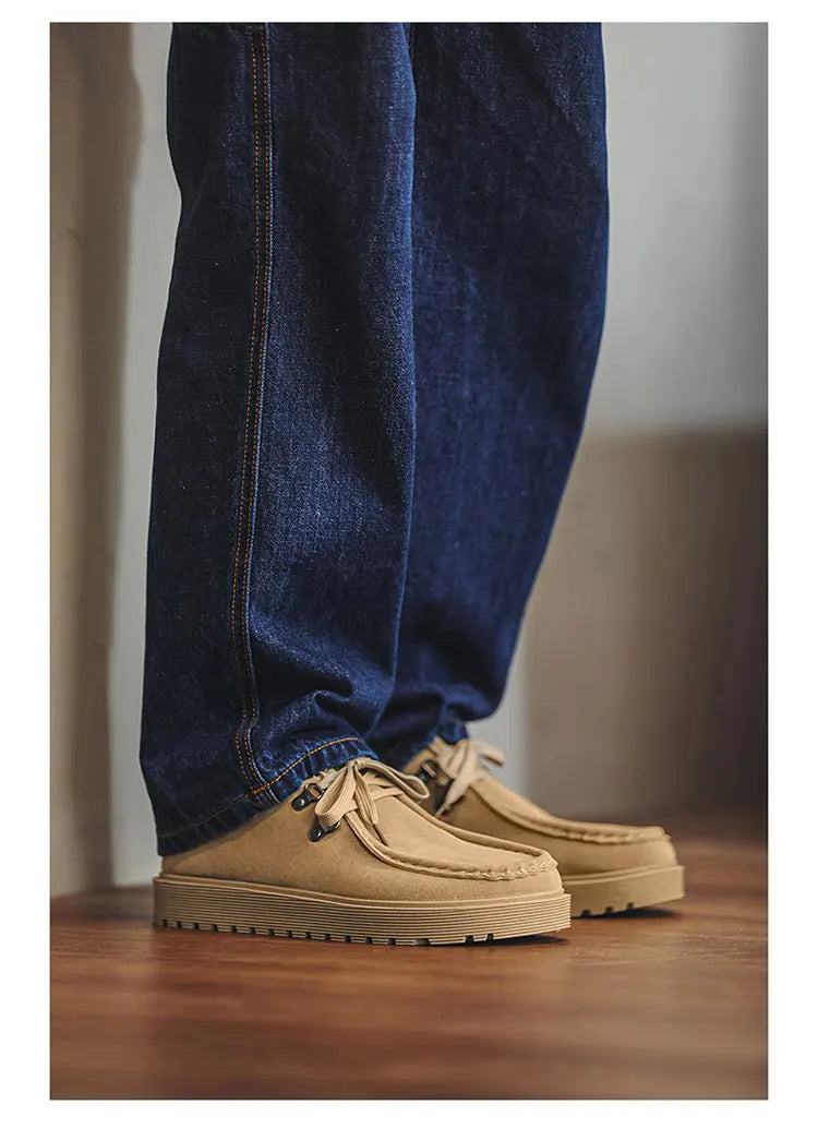 Zapatos descalzos con punta ancha para hombre, calzado informal retro clásico, zapatos ligeros para deportes al aire libre, zapatos para caminar, zapatos de trabajo de suela gruesa de color caqui