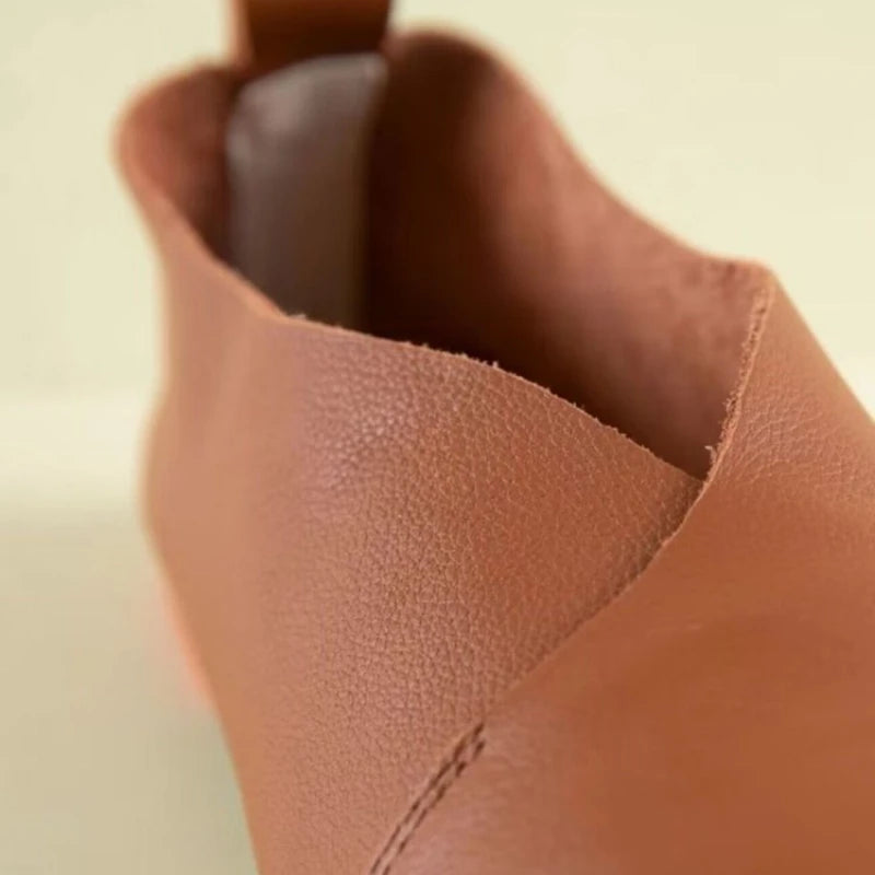 Zapatos Planos para Mujer, Ligeros y Transpirables, de Cuero Suave, Zapatos Casuales de PU para Caminar, para Uso Diario y para Ir al Trabajo
