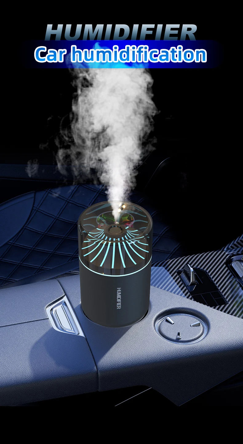 Humidificador para Auto con Luz Ambiente