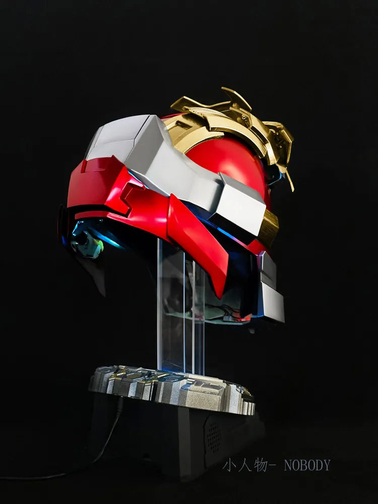 Casco de Iron Man de Marvel, Escala 1:1, MK50 MK5 MK17, con Control por Voz y Ojos Luminosos, Modelo Coleccionable para Adultos, Juguete de Navidad