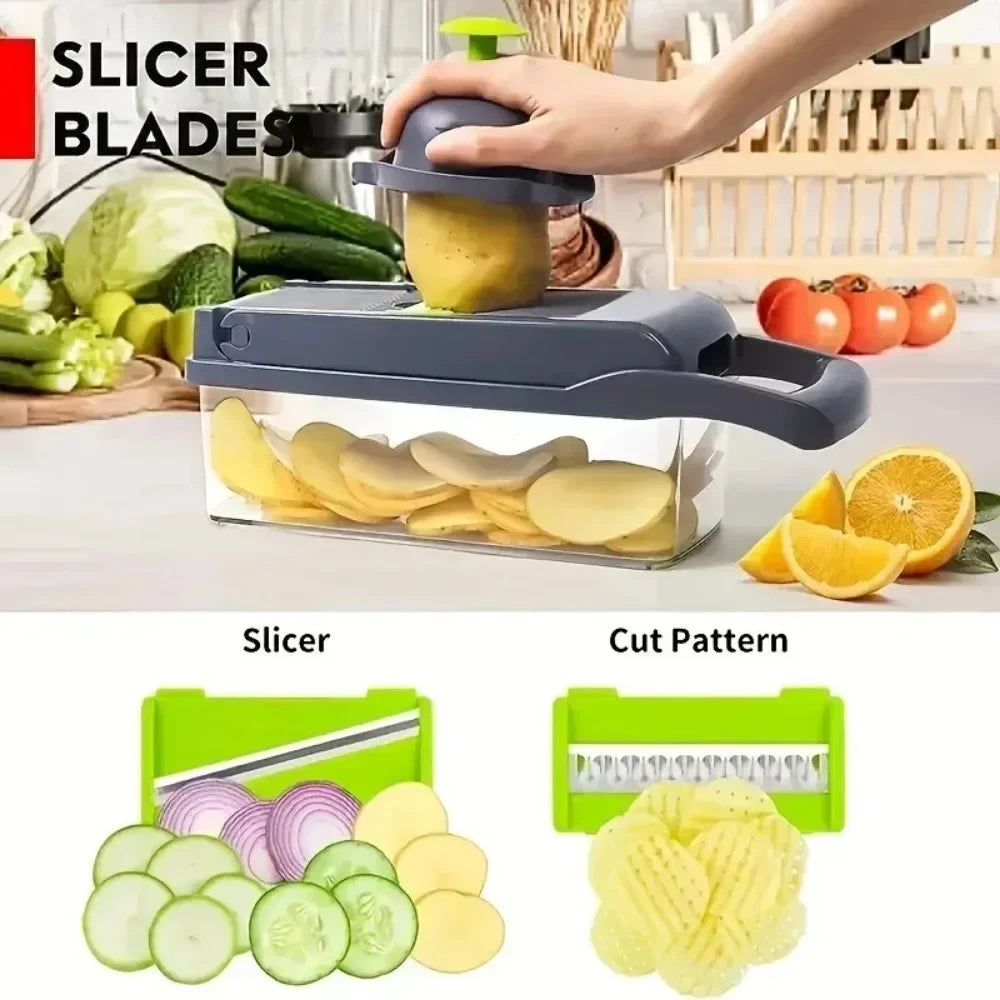 Picadora de Verduras Multifuncional 14en1
