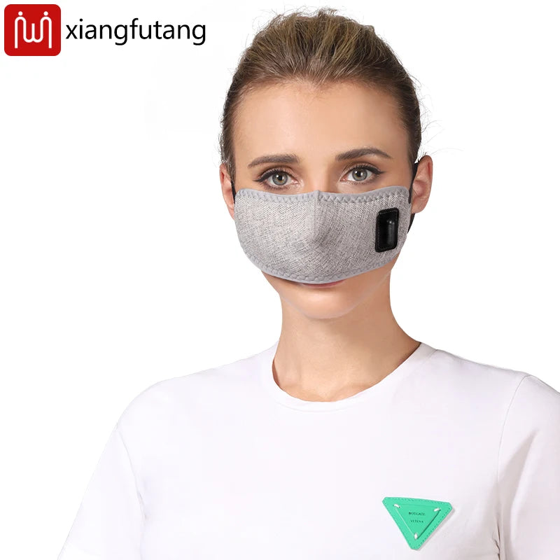 Masajeador Nasal Portátil Eléctrico Mascarilla de Calentamiento Rápido Alivia Malestar Nasal Ligero y Compacto Ideal para Hogar y Viajes