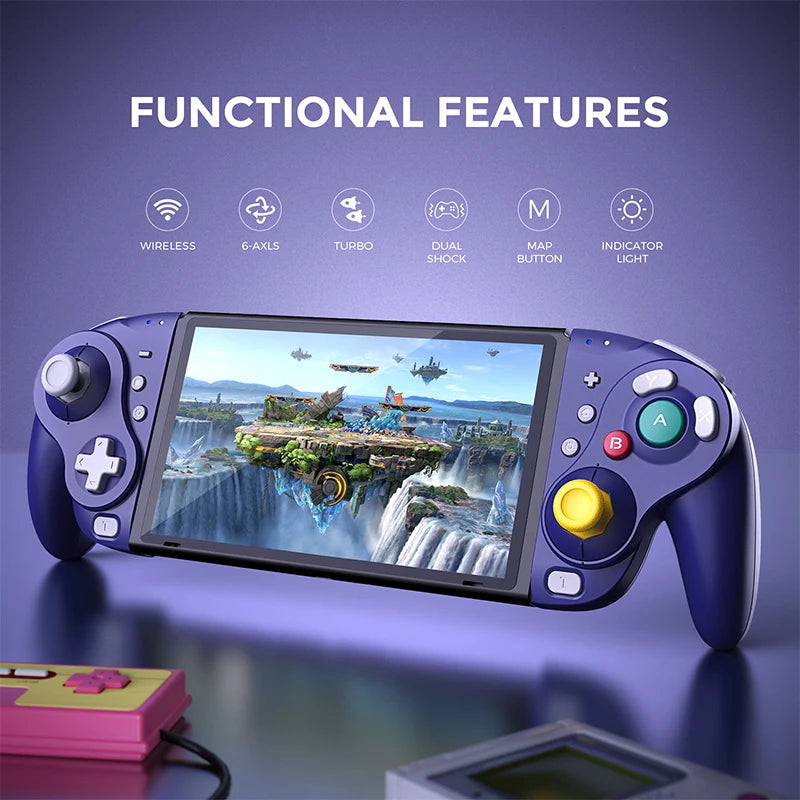 NYXI Wizard Joy-pad inalámbrico para Switch/Switch OLED/Switch Lite Gamepad Joysticks