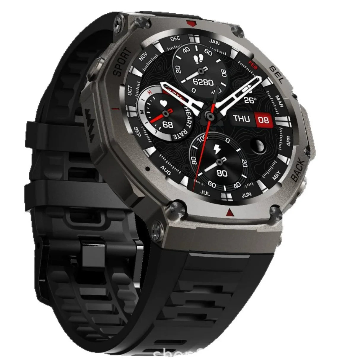 DM58 Reloj Inteligente AMOLED GPS Barómetro