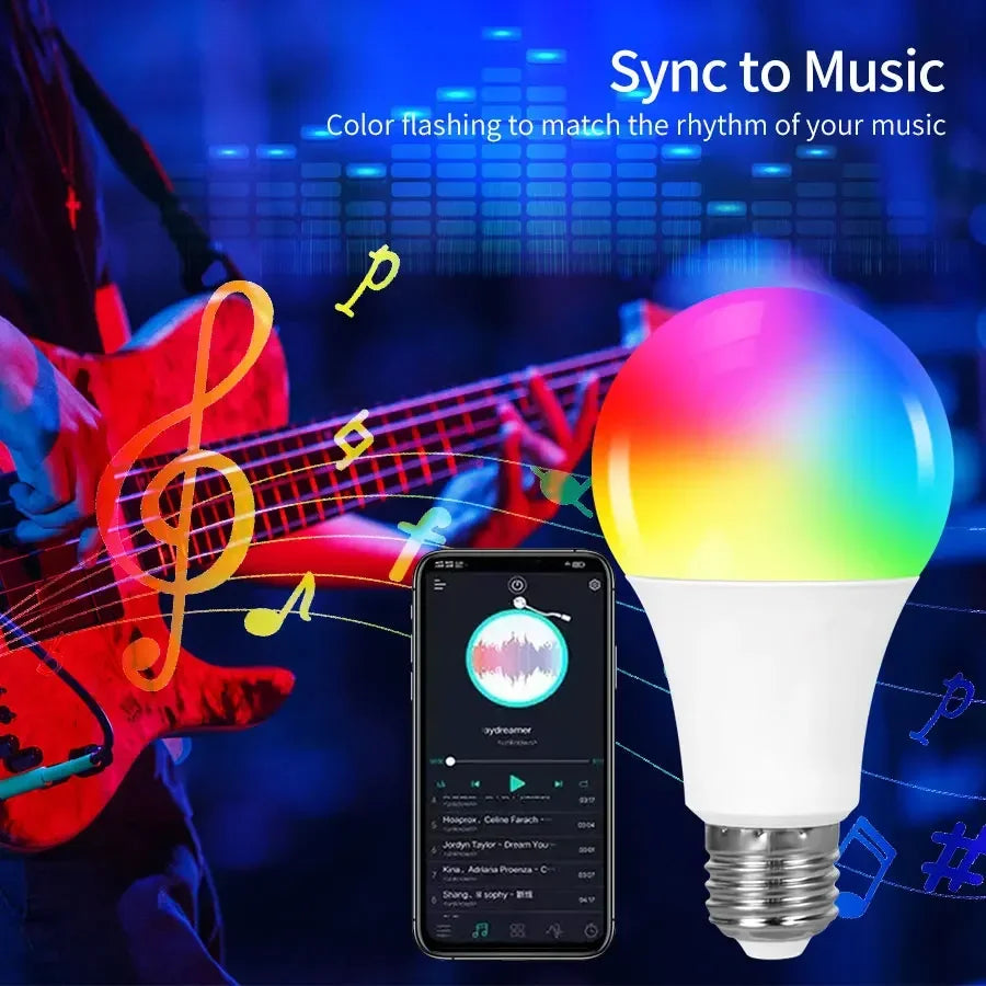 Bombillas LED Inteligentes Tuya Bluetooth E27