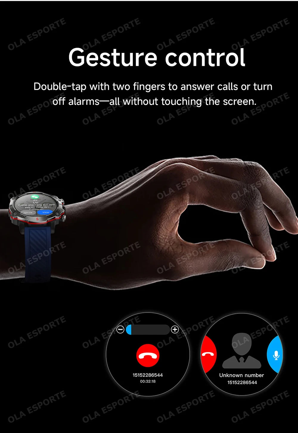 Reloj Inteligente GPS Doble Banda GNSS Militar