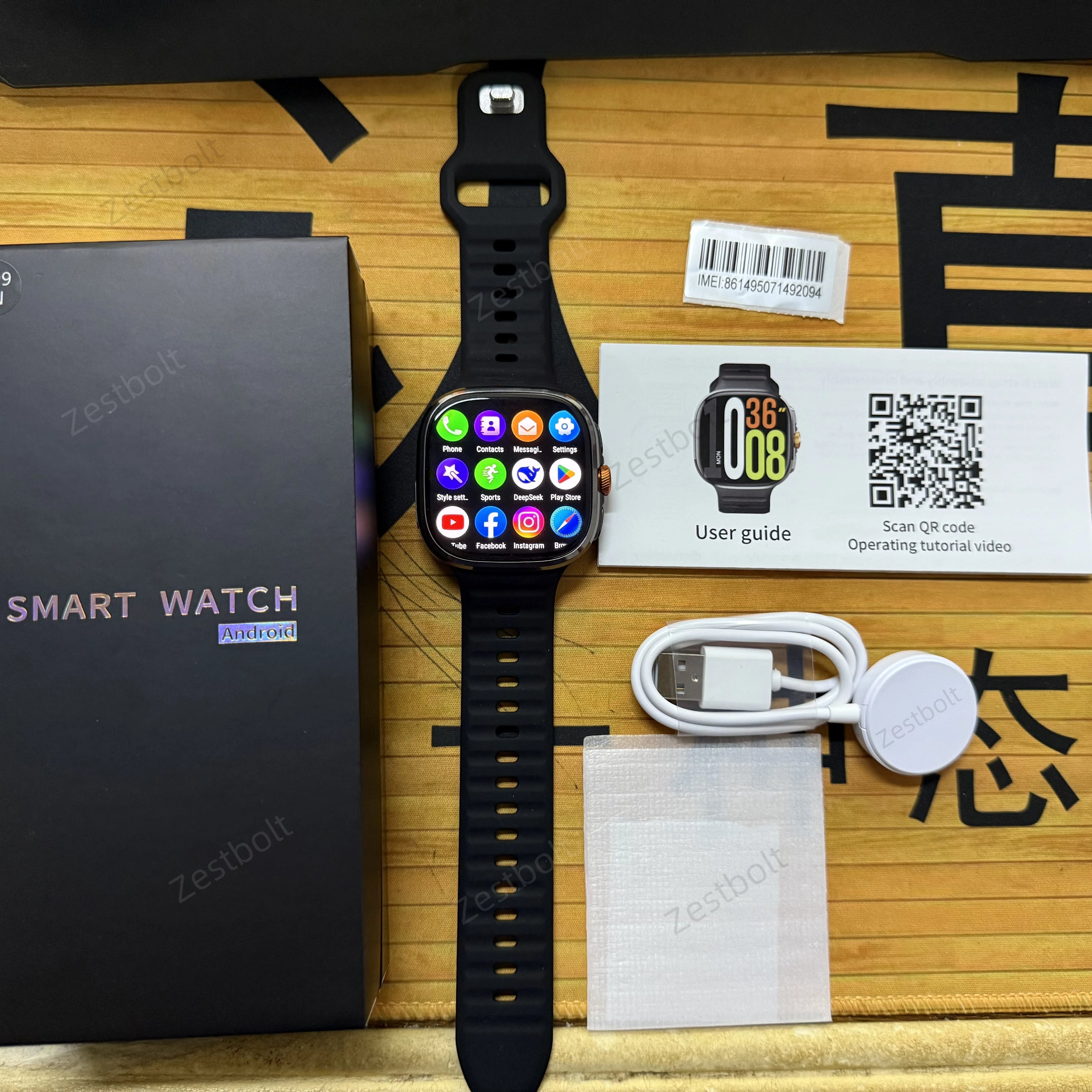 Reloj inteligente M99 Original con pantalla Amoled de 2,4 pulgadas, tarjeta Sim 4G/5G, GPS, WIFI 190 °   Reloj inteligente Android 10.0 con juego de cámara giratoria