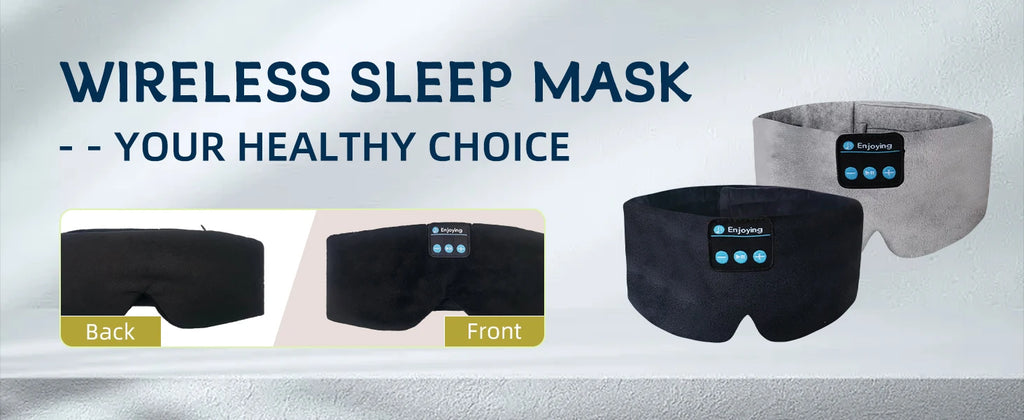 Máscara de Dormir con Auriculares Bluetooth Integrados