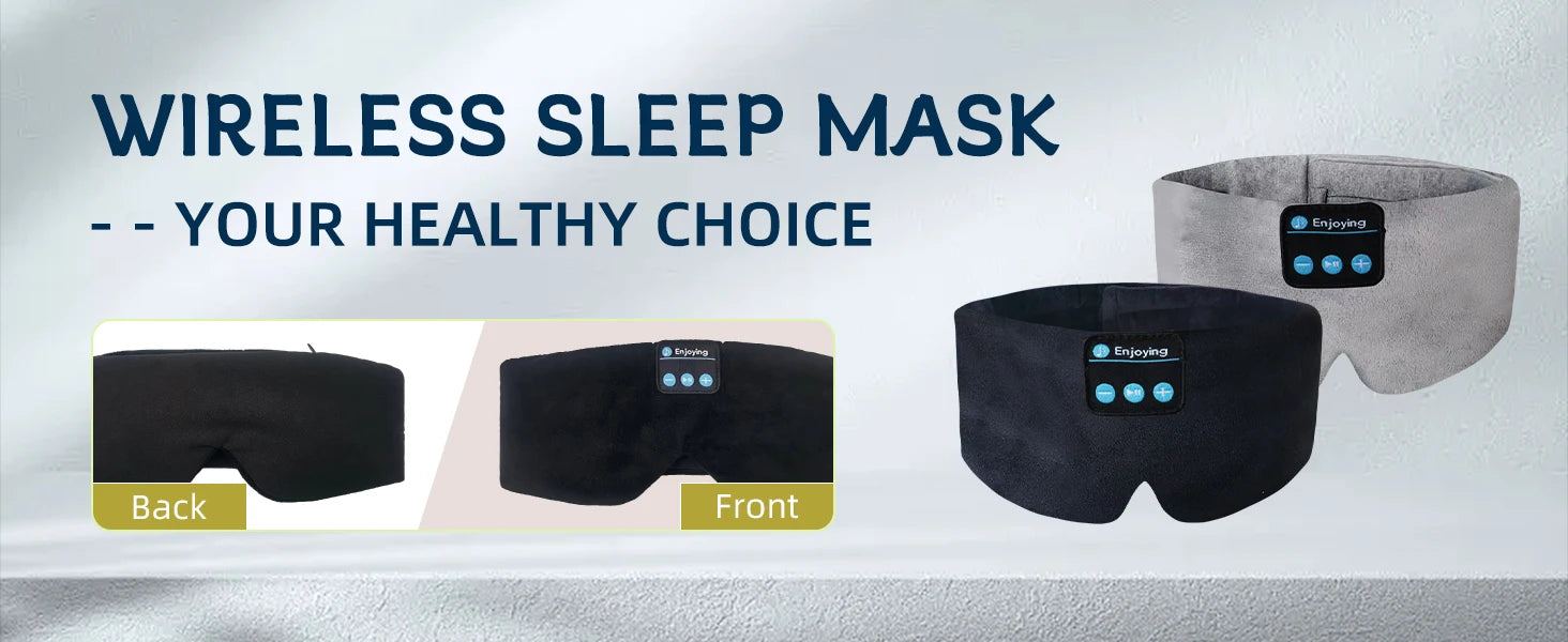 Máscara de Dormir con Auriculares Bluetooth Integrados