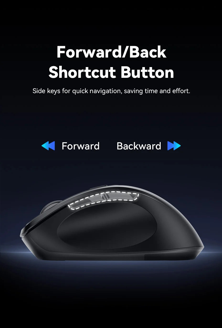 Vention-ratón inalámbrico Bluetooth 5,1, USB 2,4G, modo Dual, ergonómico, 4000 DPI, silencioso, 6 botones, para MacBook, tableta, portátil, PC
