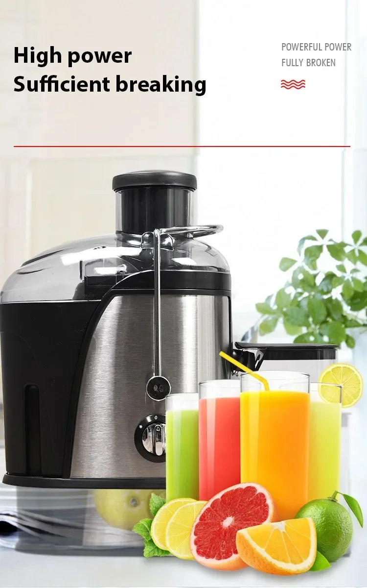 Extractor de Jugo Centrífugo de Acero Inoxidable para Frutas
