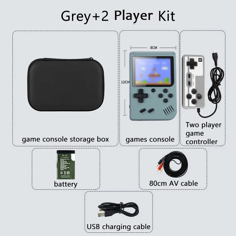 Consola de Juegos Portátil con 500+ Juegos, Emulador Retro, Conecta a TV