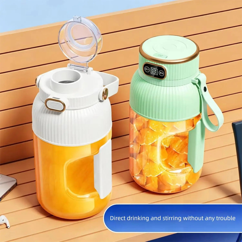 Licuadora Portátil para Smoothies y Jugos con Opción 2 Vasos
